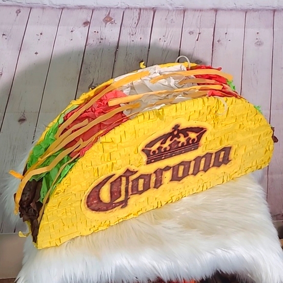 Corona Extra Taco Pinata Store Display Large Party Bar Man Cave Rare 24"x12"x6" - Picture 17 of 17